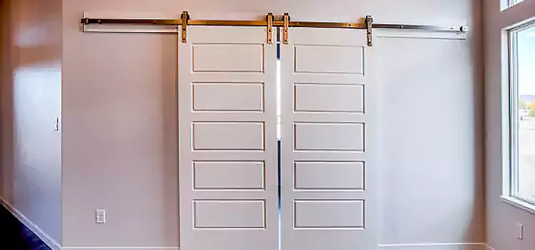 Glass Barn Door with Installation Hardware Kit West Whittier-Los Nietos