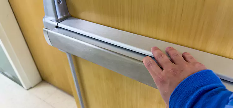 Installing a Push Bar on a Door West Whittier-Los Nietos
